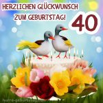 Bild zum 40 geburtstag frau Enten kostenlos