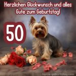 Bild zum 50 geburtstag frau Hund kostenlos
