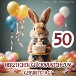 Bild zum 50 geburtstag frau Kaninchen kostenlos