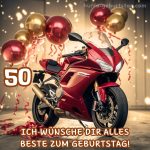 50. geburtstag papa bild Motorrad kostenlos