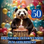 50. geburtstag papa bild Panda kostenlos