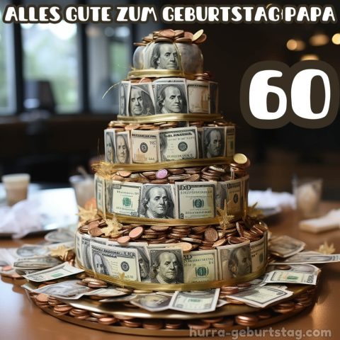 60. geburtstag papa bild Geld kostenlos