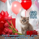 60. geburtstag papa bild Kätzchen kostenlos